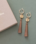 Power Drop Hoop Earrings - KOLAB by Makers Quarter