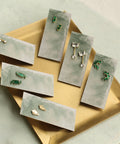 Turquoise Trio Opal Stud Earrings - KOLAB by Makers Quarter