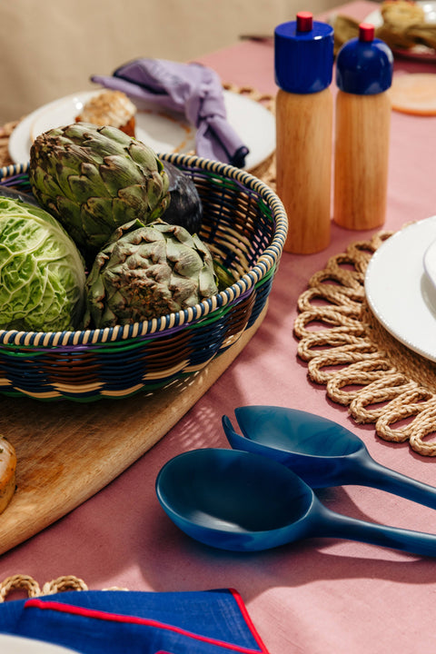 NEW Salad Servers - Blue Set - KOLAB by Makers Quarter