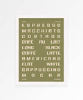 Coffee Guide Print - KOLAB by Makers Quarter