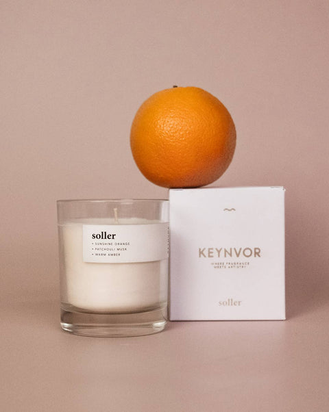 Soller | Warm Orange + Seared Amber | Premium Soy Wax