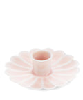 Enamel Flat Flower Candle Holder - Pink - KOLAB by Makers Quarter