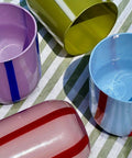 Atina Glassware - Olive & White - KOLAB by Makers Quarter