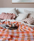 Cotton Cushion Cover in Pink Stripe - KOLAB by Makers Quarter