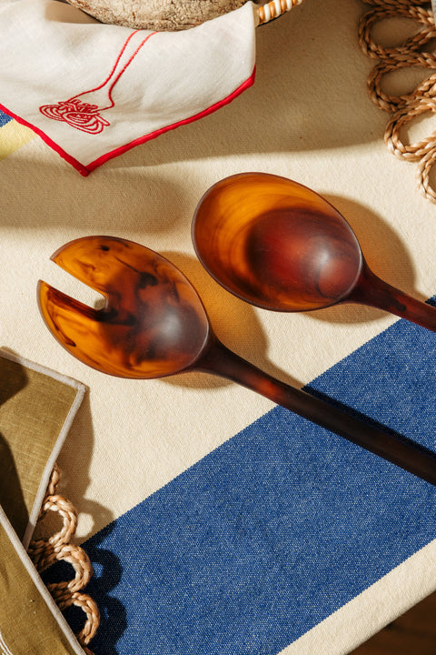 NEW Salad Servers - Amber Set - KOLAB by Makers Quarter