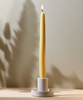 Soft Pastel Tones Beeswax & Soy Blend Thick Taper Candles - KOLAB by Makers Quarter