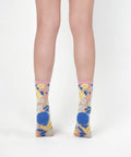 Flower Garden Sheer Socks - Spring Pink - KOLAB by Makers Quarter