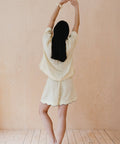 Cotton Pyjamas in Buttermilk - KOLAB by Makers Quarter