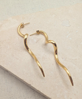 Everyday Gold Statement Swirl Earrings - KOLAB by Makers Quarter