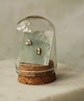 Turquoise Trio Opal Stud Earrings - KOLAB by Makers Quarter