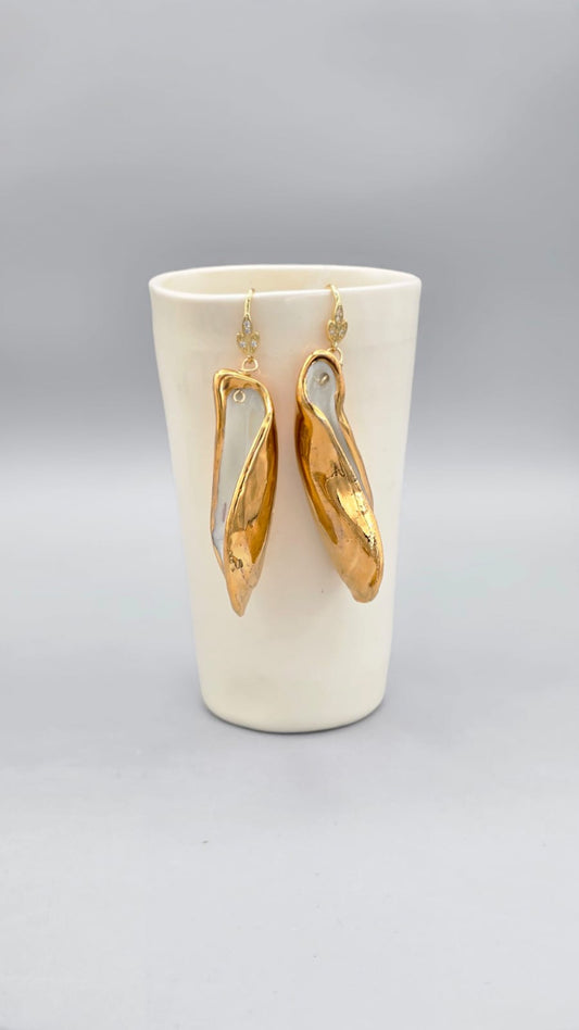 The Golden Shell Earrings