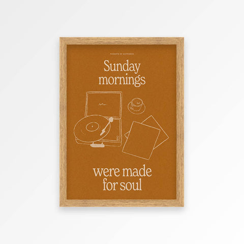 Sunday Mornings Print - KOLAB by Makers Quarter