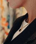 Gold Rope Chain Pendant Necklace, Waterproof - KOLAB by Makers Quarter