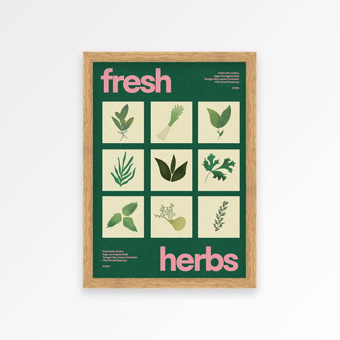Fresh Herbs Print - KOLAB by Makers Quarter