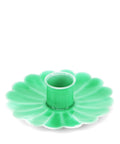 Enamel Flat Flower Candle Holder - Green - KOLAB by Makers Quarter