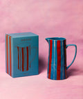 Light Blue/ Red Jug - KOLAB by Makers Quarter