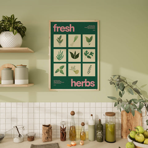 Fresh Herbs Print - KOLAB by Makers Quarter