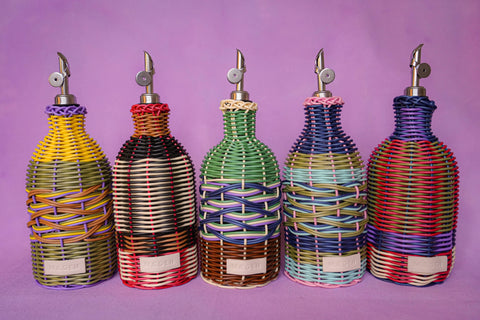 Maegen Oil Pourer - Yellow/Lilac - KOLAB by Makers Quarter