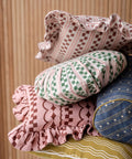 Cotton Cushion Cover in Pink Stripe - KOLAB by Makers Quarter