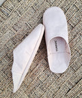 Leather Babouche Slippers | Natural - KOLAB by Makers Quarter
