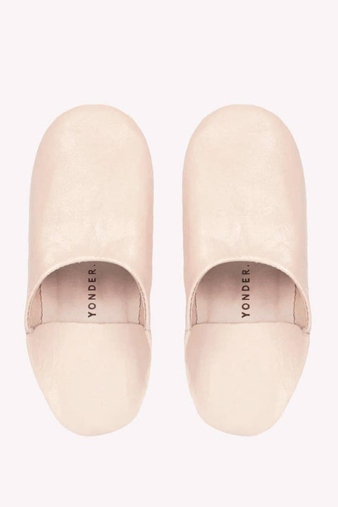 Leather Babouche Slippers | Natural - KOLAB by Makers Quarter