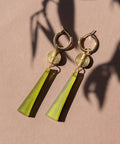 Power Drop Hoop Earrings - KOLAB by Makers Quarter