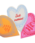 Just married wedding cake heart card - KOLAB by Makers Quarter