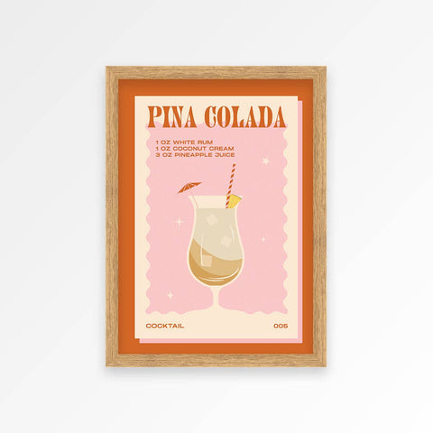 Pina Colada Print - KOLAB by Makers Quarter