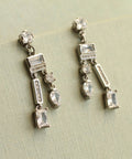 Sterling Silver Art Deco Chandelier Earrings - KOLAB by Makers Quarter