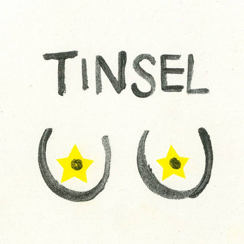 Greeting Card Christmas | Funny Christmas Card | Tinsel Tits