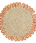 Corn Husk Placemat - Orange - KOLAB by Makers Quarter