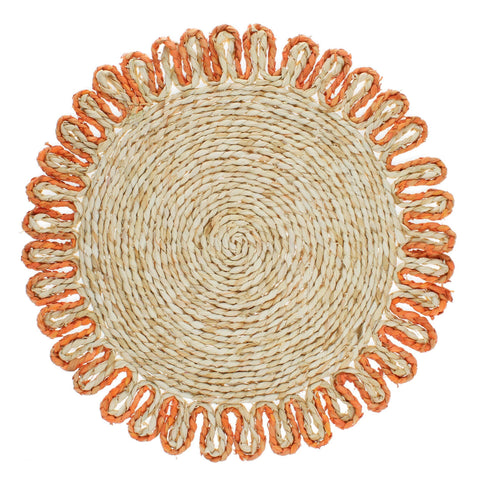 Corn Husk Placemat - Orange