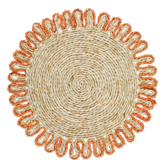 Corn Husk Placemat - Orange