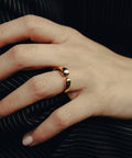 Gold Open Dome Ring, Waterproof - KOLAB by Makers Quarter