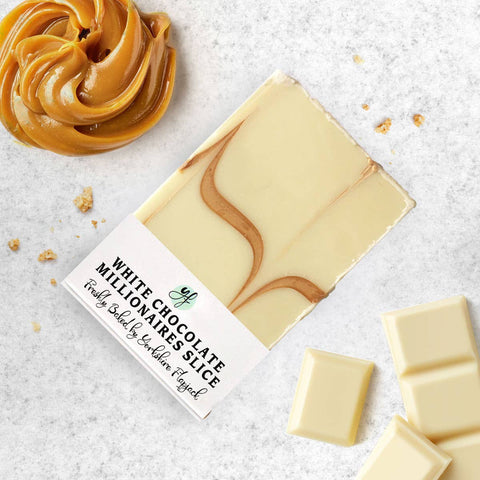 Yorkshire Flapjack White Millionaires Slice