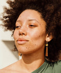 Power Drop Hoop Earrings - KOLAB by Makers Quarter
