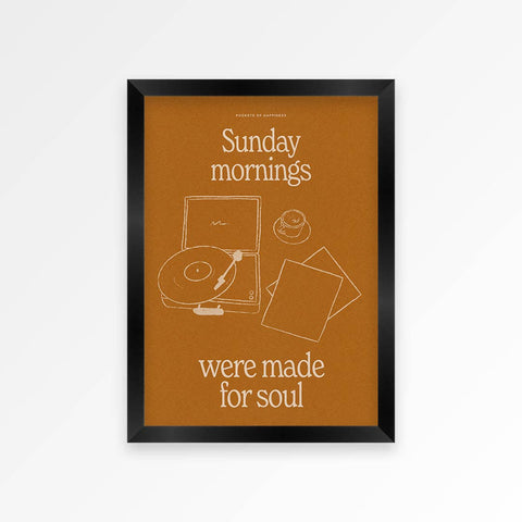 Sunday Mornings Print - KOLAB by Makers Quarter