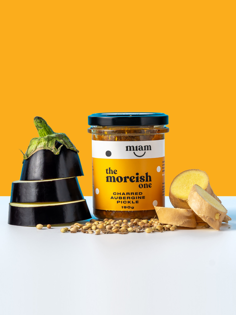 Charred Aubergine Pickle – Smoky Spicy & Seriously Spoonable