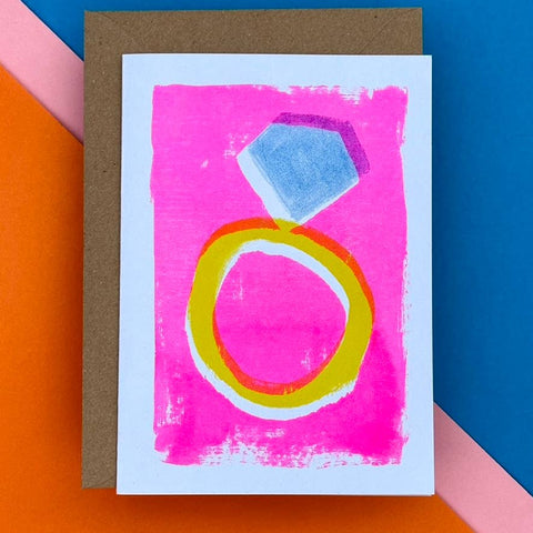 Greeting Card Engagement | Engagement Card - KOLAB by Makers Quarter