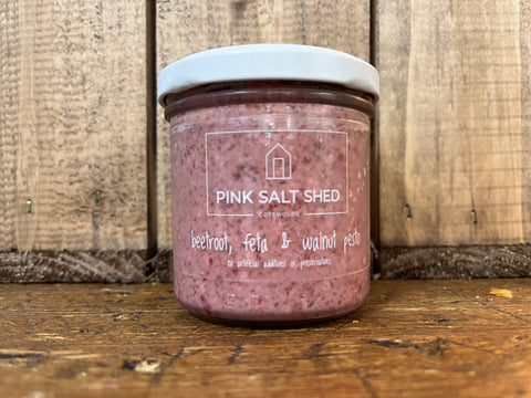 Beetroot, Feta & Walnut Pesto | Pink Salt Shed