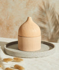 Marrakesh: Rounded Sandstone Candle - Myrrh & Tonka - KOLAB by Makers Quarter