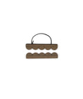 A5 Scalloped Walnut Wall Print Hanger - KOLAB by Makers Quarter