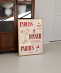 Endless Dinner Parties Print - KOLAB by Makers Quarter