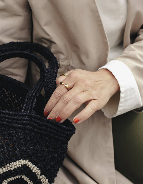 Gold Open Dome Ring, Waterproof