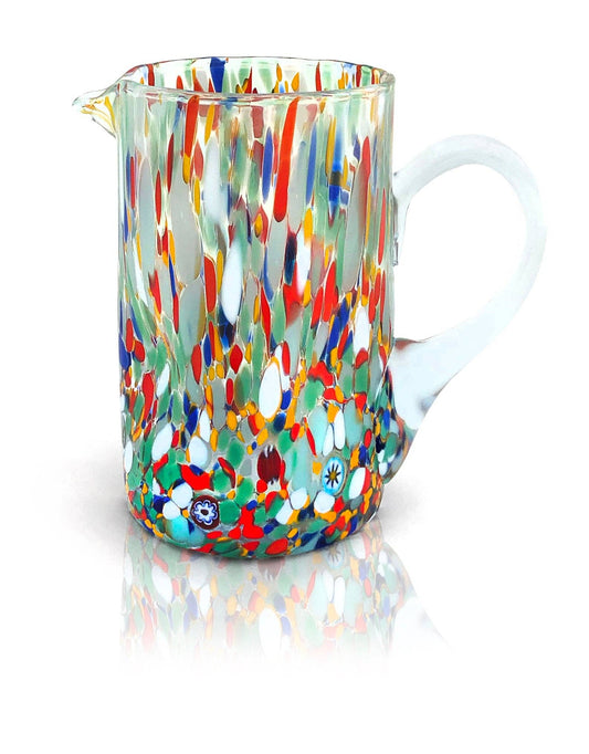 Hand Blown 500ml Glass Carafe Jug