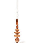 Glass Taper Candle Holder - Champagne - KOLAB by Makers Quarter