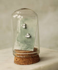 Art Deco Crystal Pyramid Sterling Silver Stud Earrings - KOLAB by Makers Quarter