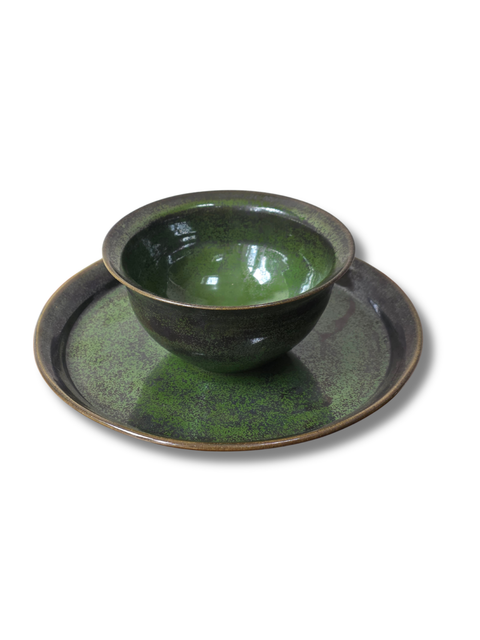 Green Romantic Dinner Bowl