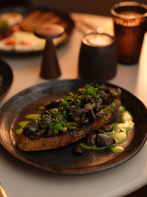 Caramelised Mushrooms on Toast