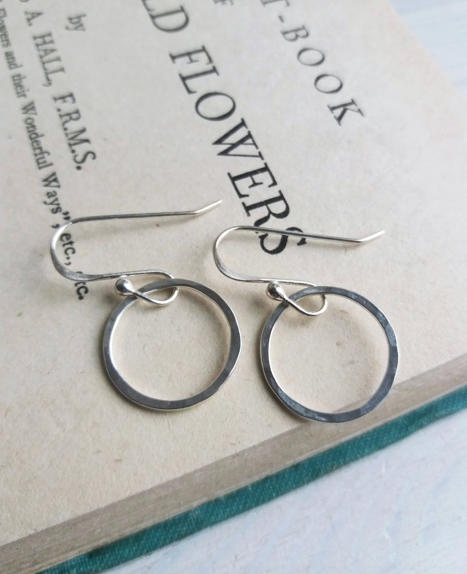 Sterling Silver Circle earrings